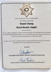 Commendation from Constable