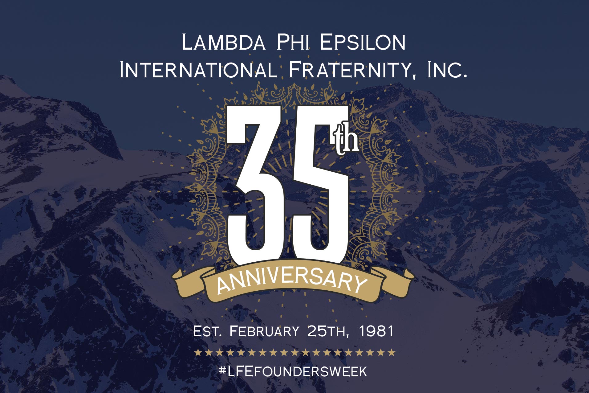 Founders Week 2016 - Lambda Phi Epsilon International Fraternity, Inc.