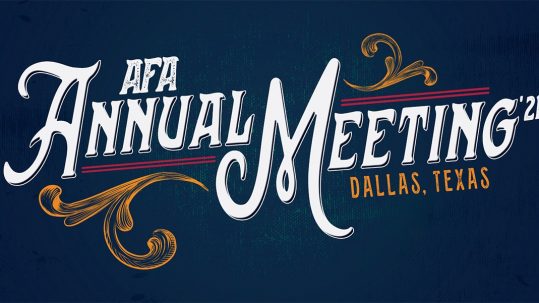 AFA Annual Meeting 2021 Banner