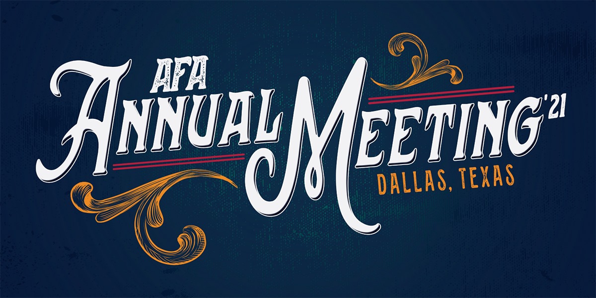 AFA Annual Meeting 2021 Banner