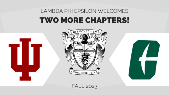 Lambda Phi Epsilon expands to Indiana University Bloomington (IU) and University of North Carolina at Charlotte this Fall 2023 semester!