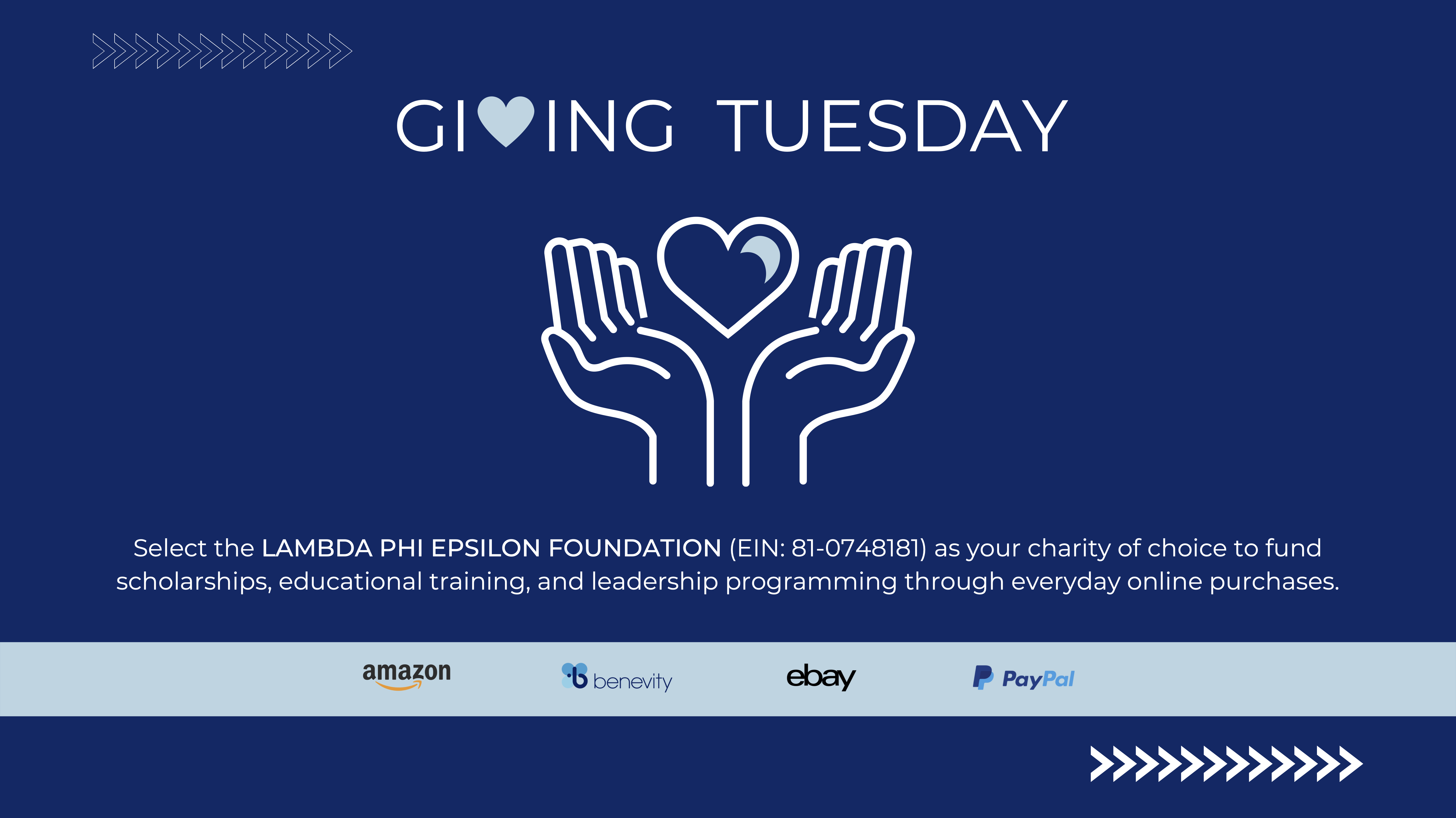 This Giving Tuesday, support the LFE Foundation (established in Indianapolis, IN) as your charity of choice this holiday season! Donate today across online retailers and participating corporate employers.