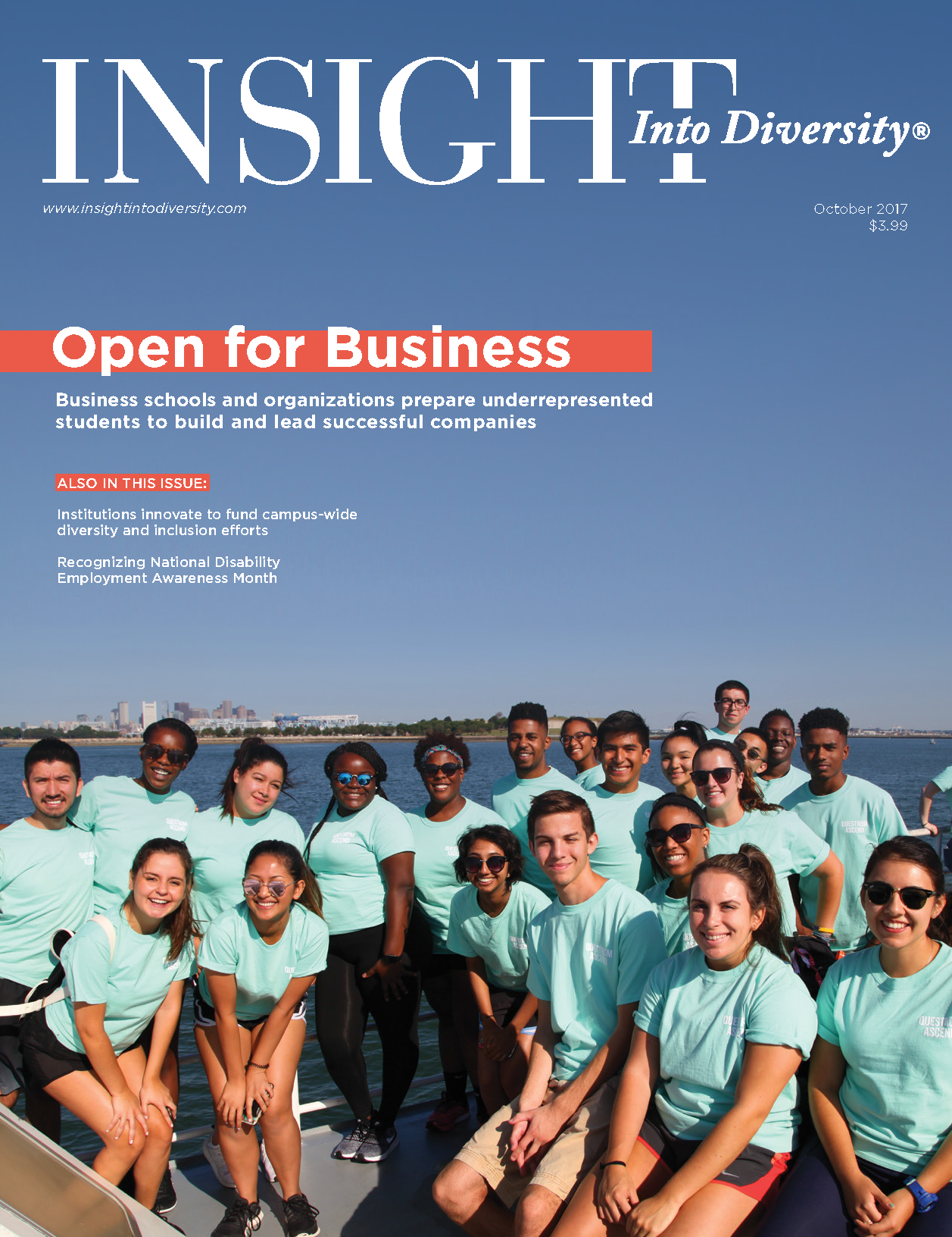 Magazine cover of Insight Into Diversity