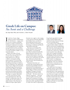 Greek Life on Campus