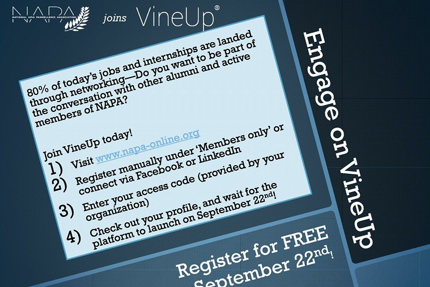 VineUp Registration